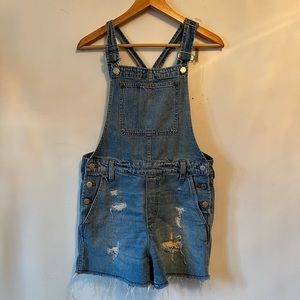 Madewell overall shorts
